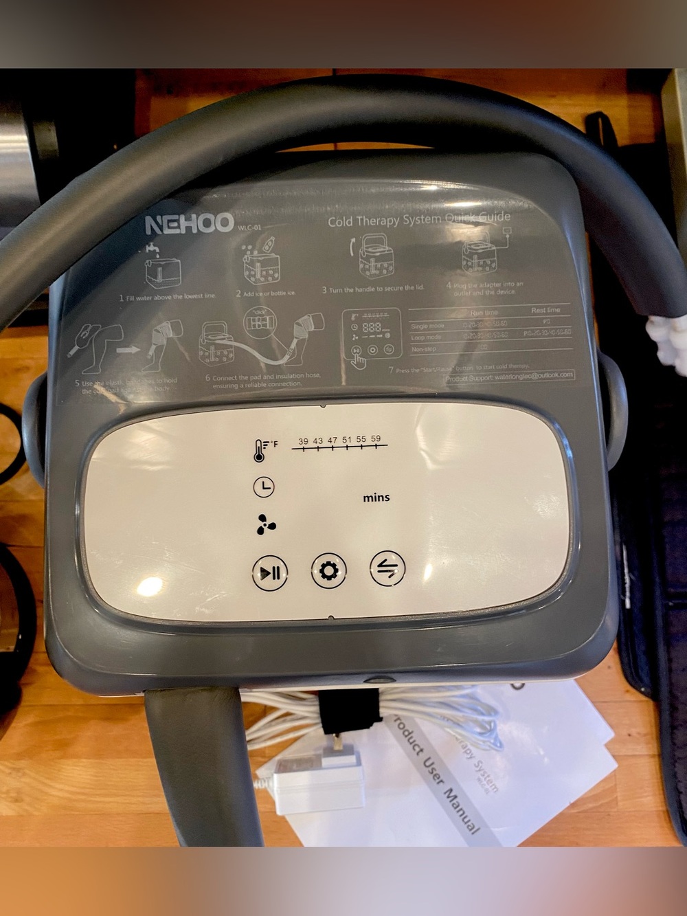 personal cooling pump system- programmable ice machine